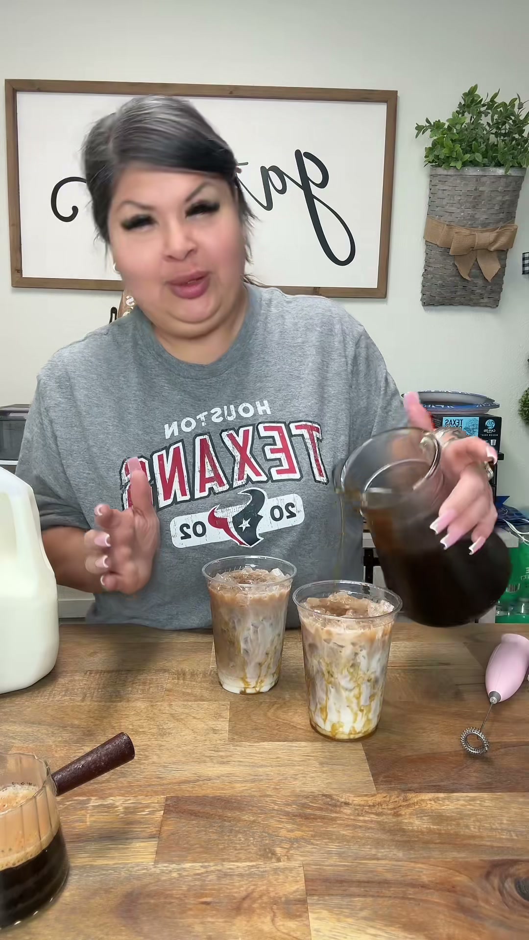 Pecan Iced Latte with Vanilla Cold Foam