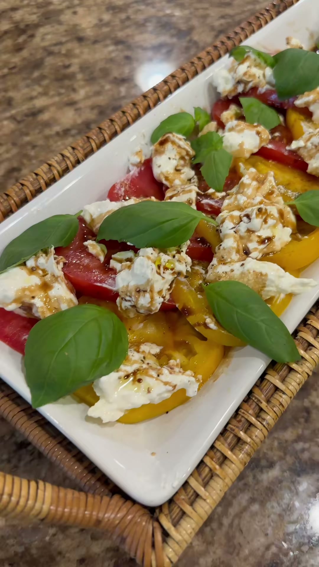 Heirloom Tomato and Burrata Salad
