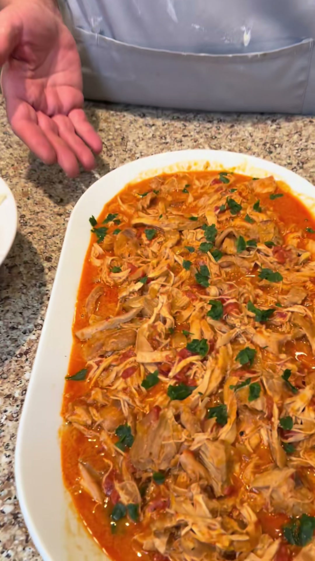 Chicken Paprikash with Homemade Dumplings