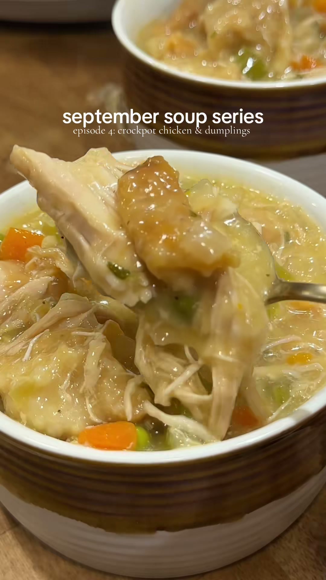 Slow Cooker Chicken and Dumplings