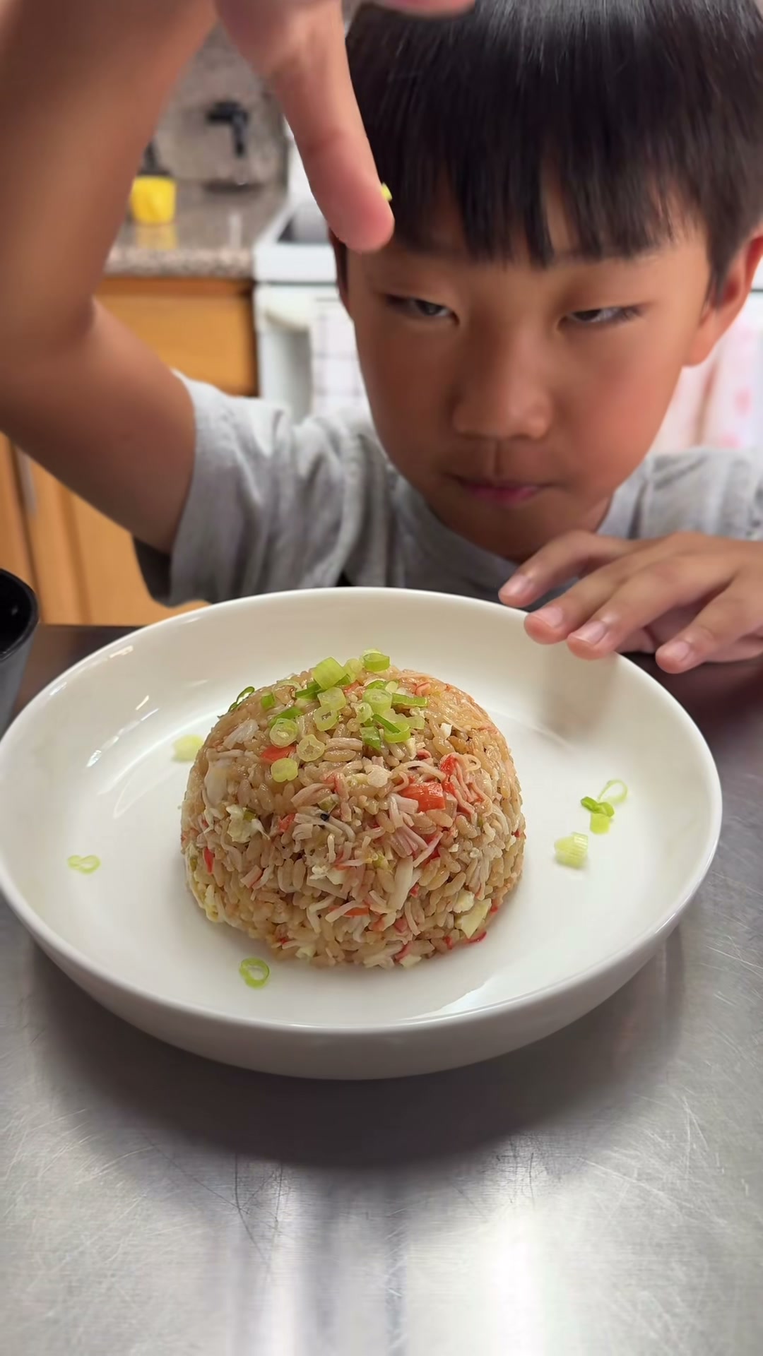 Crab and Garlic Rice