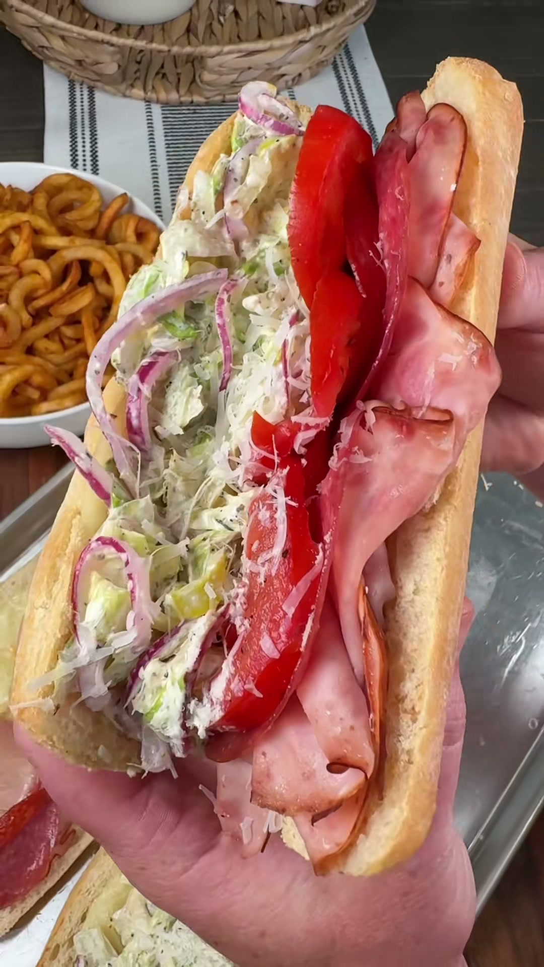 Baked Italian Sub Sandwiches