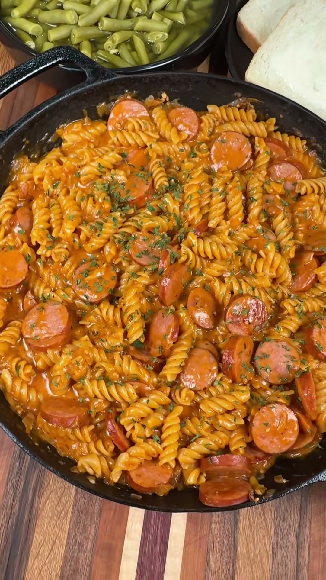 Cheesy Smoked Sausage Pasta