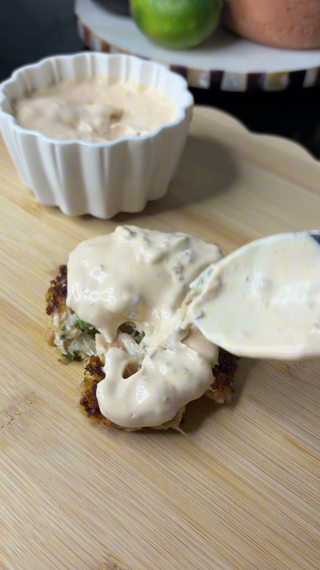 Crab and Corn Cakes with Chipotle Aioli