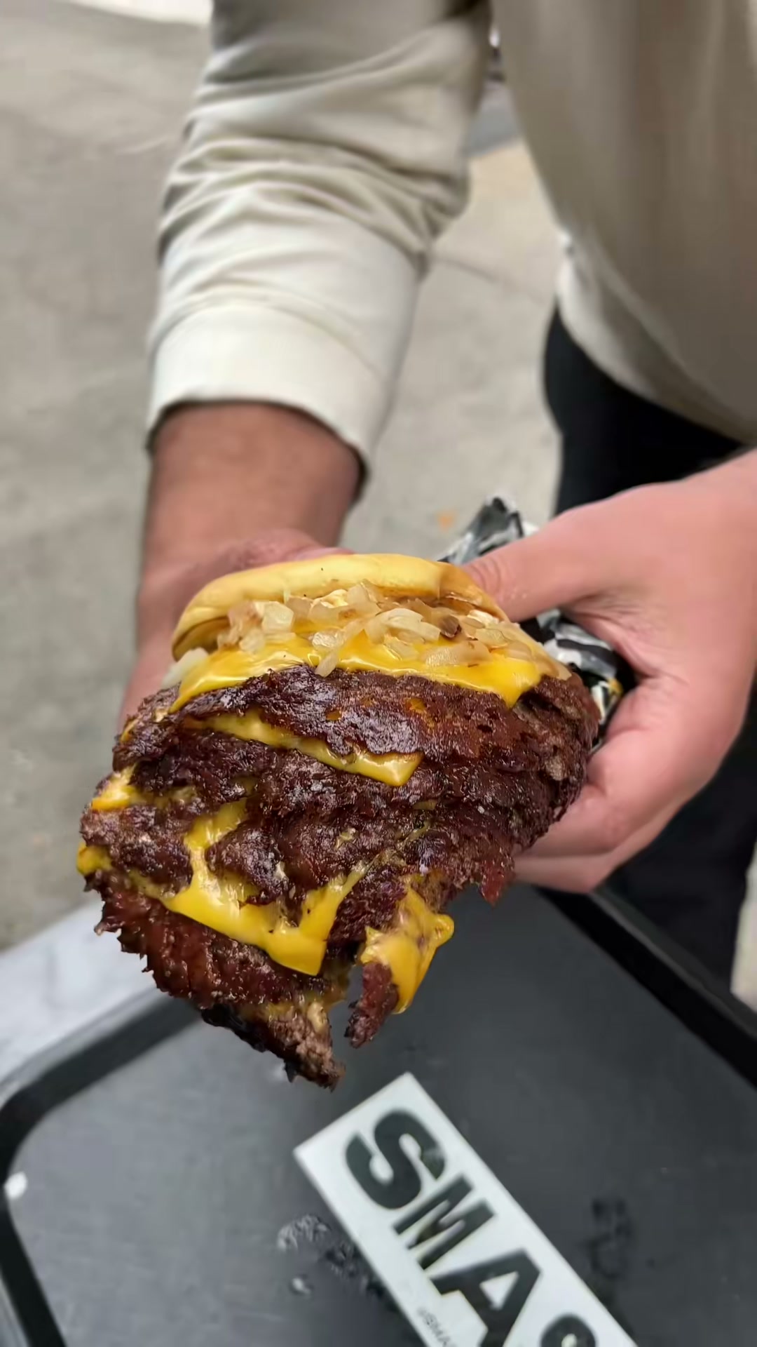Quad Smash Burger