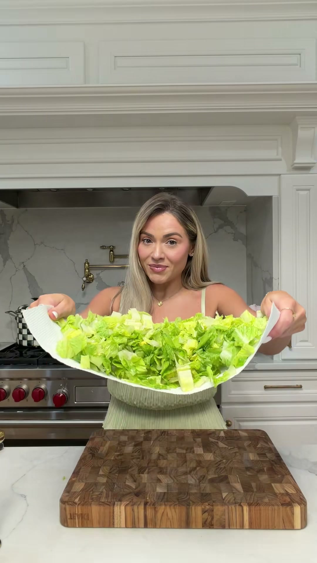 Homemade Caesar Salad With Creamy Dressing
