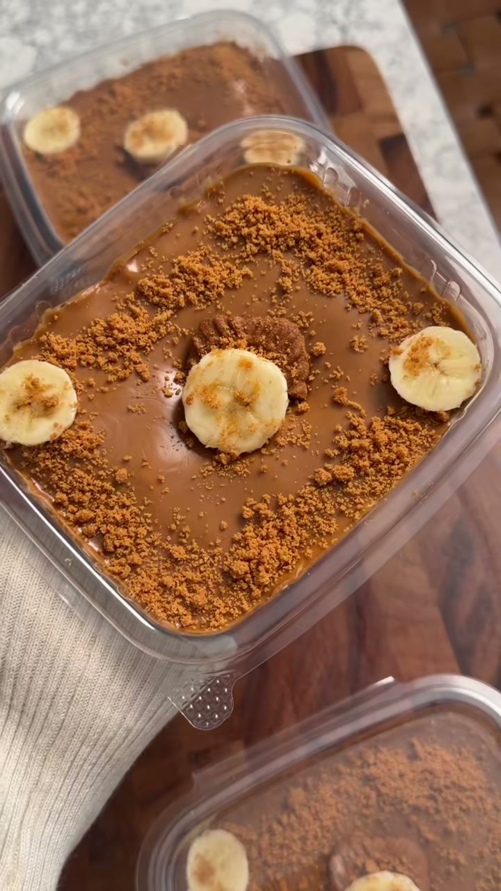 No-Bake Biscoff Banana Cheesecake