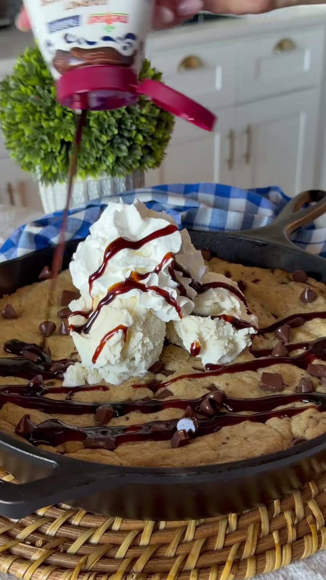 Chocolate Chip Skillet Cookie