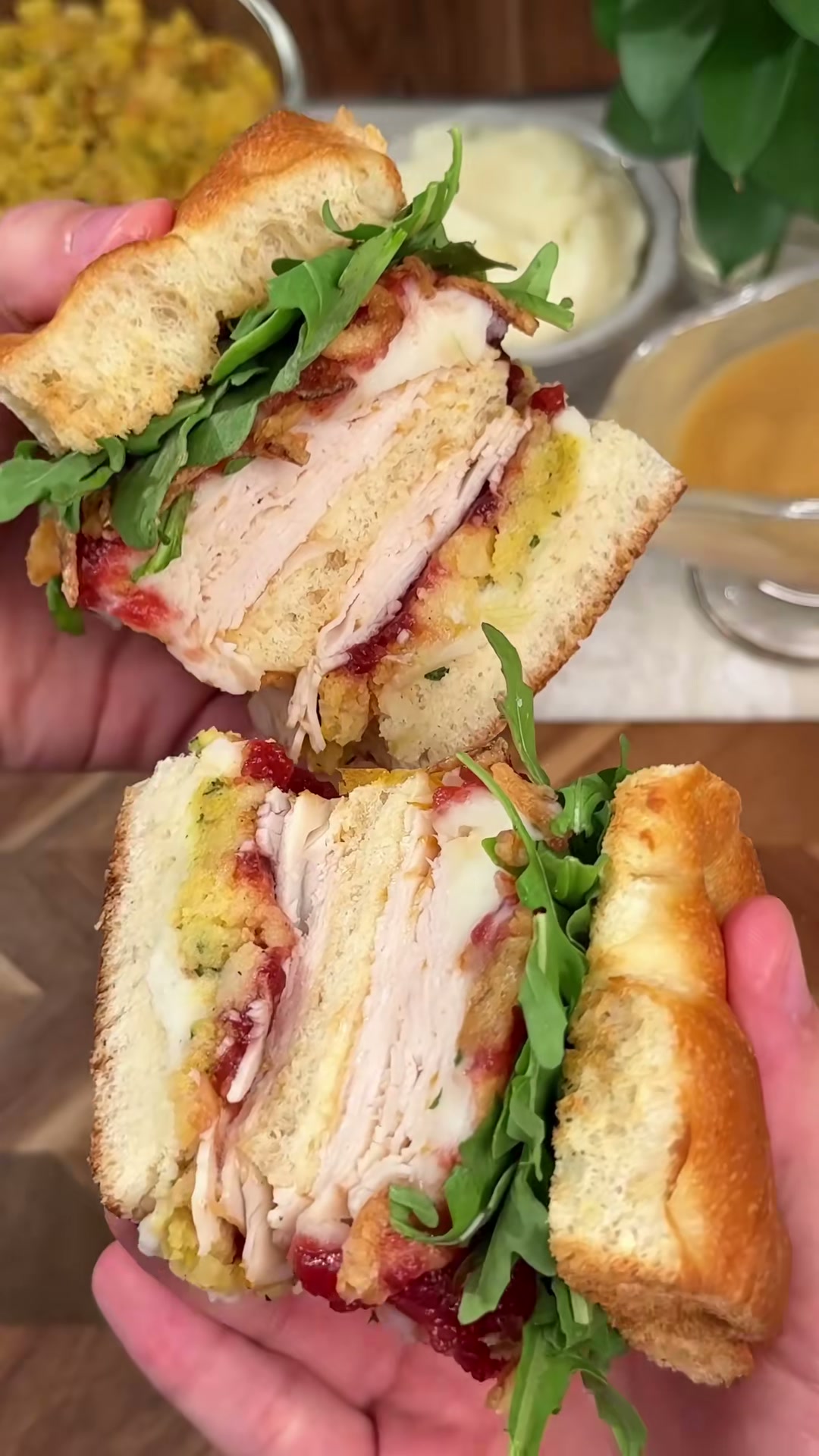 Thanksgiving Leftover Sandwich
