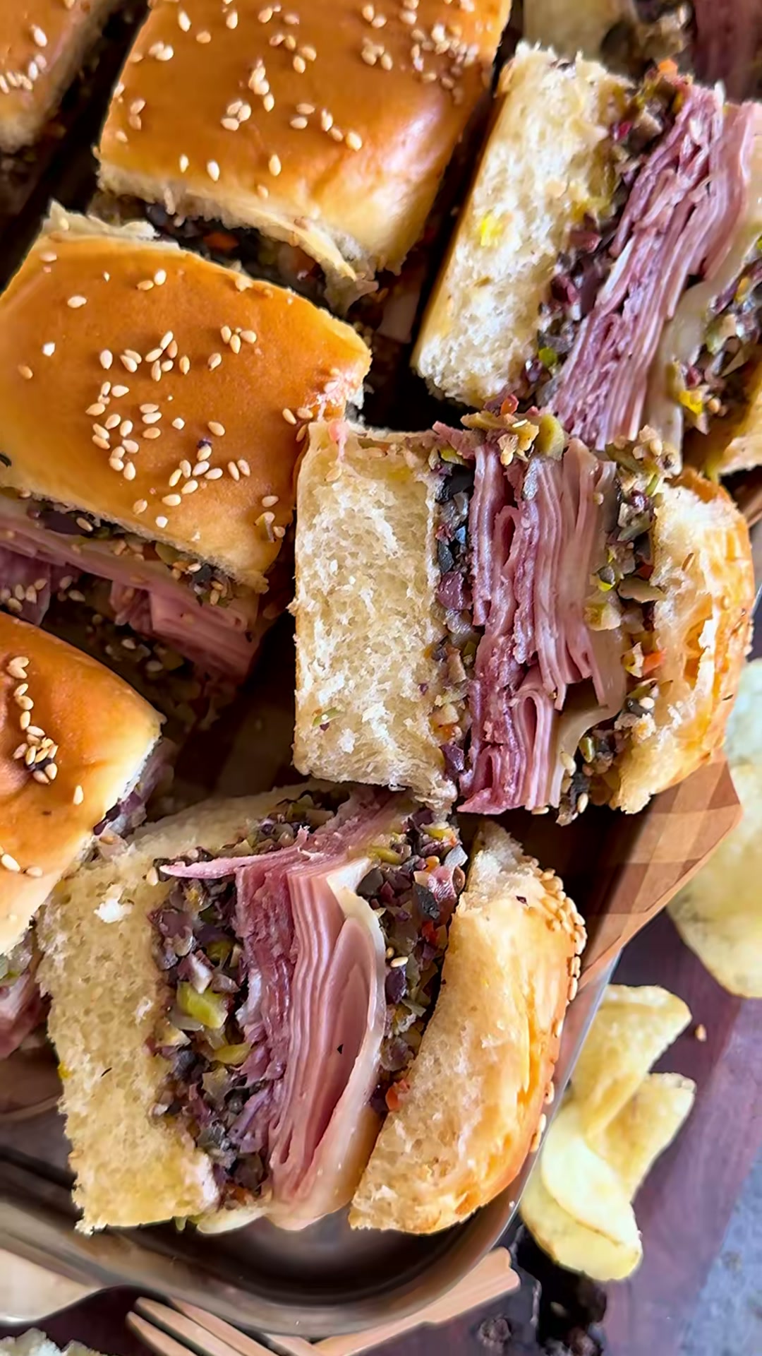 Muffuletta Sliders