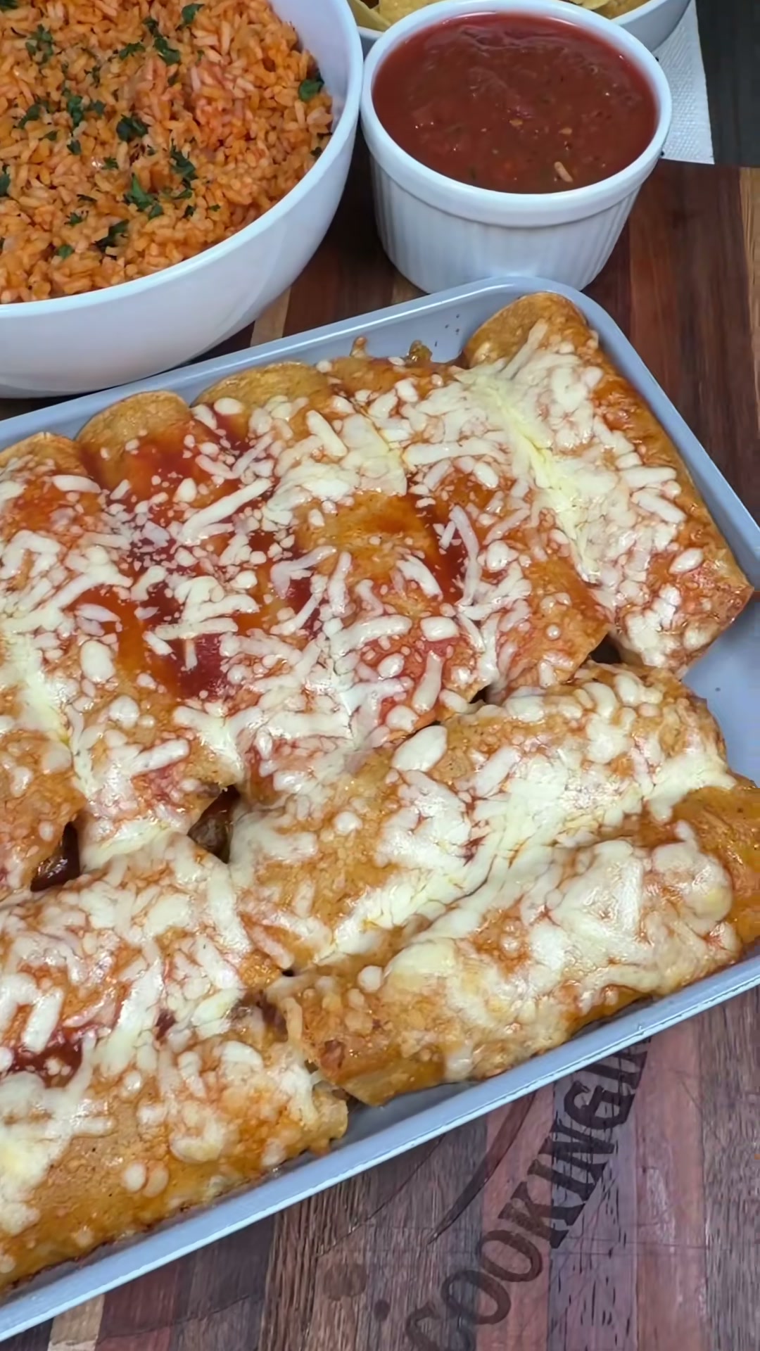 Restaurant-Style Beef and Bean Enchiladas