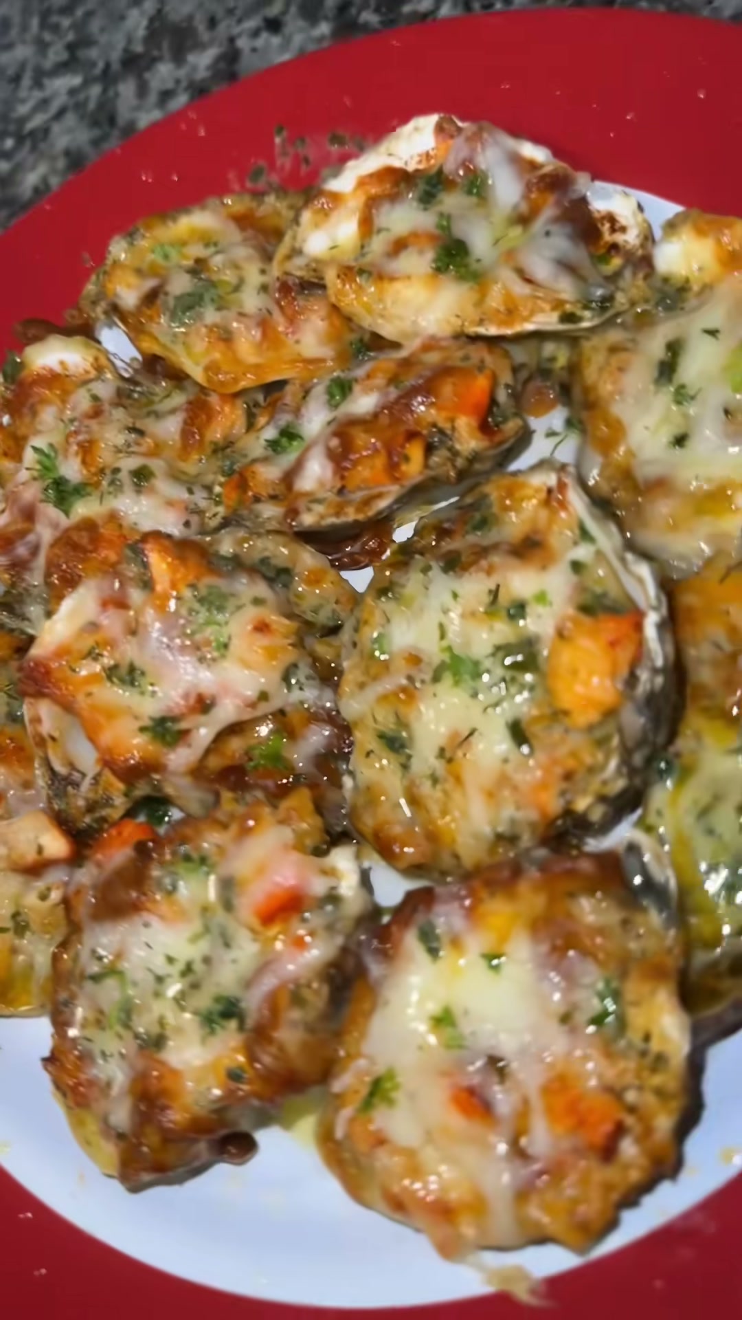 Lobster Stuffed Oysters