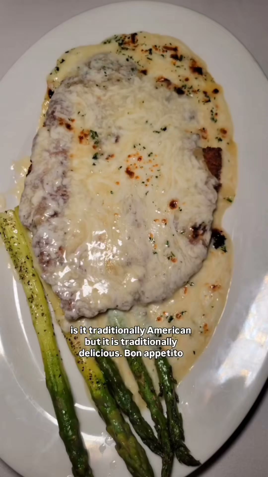 Chicken Parmesan with Lemon White Wine Sauce