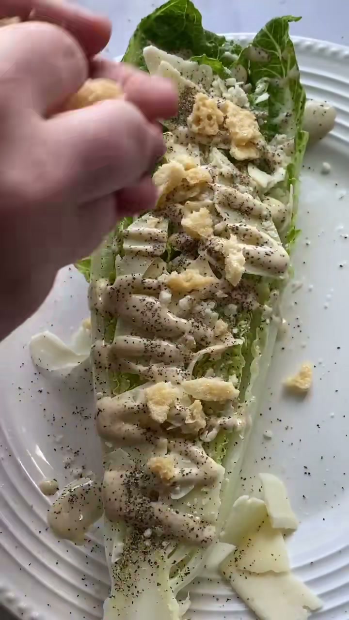 Romaine Boat Caesar Salad