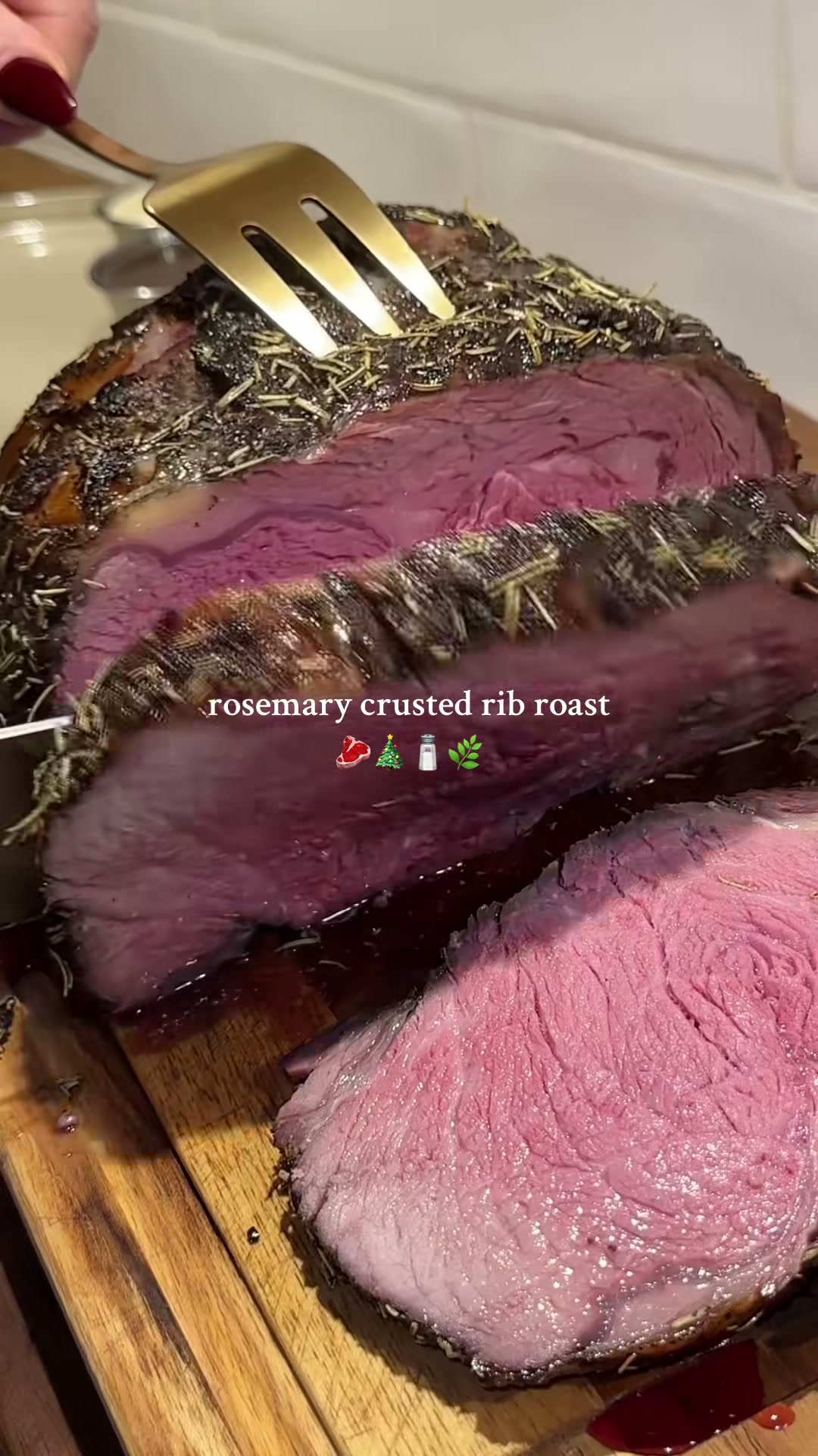 Rosemary Crusted Rib Roast
