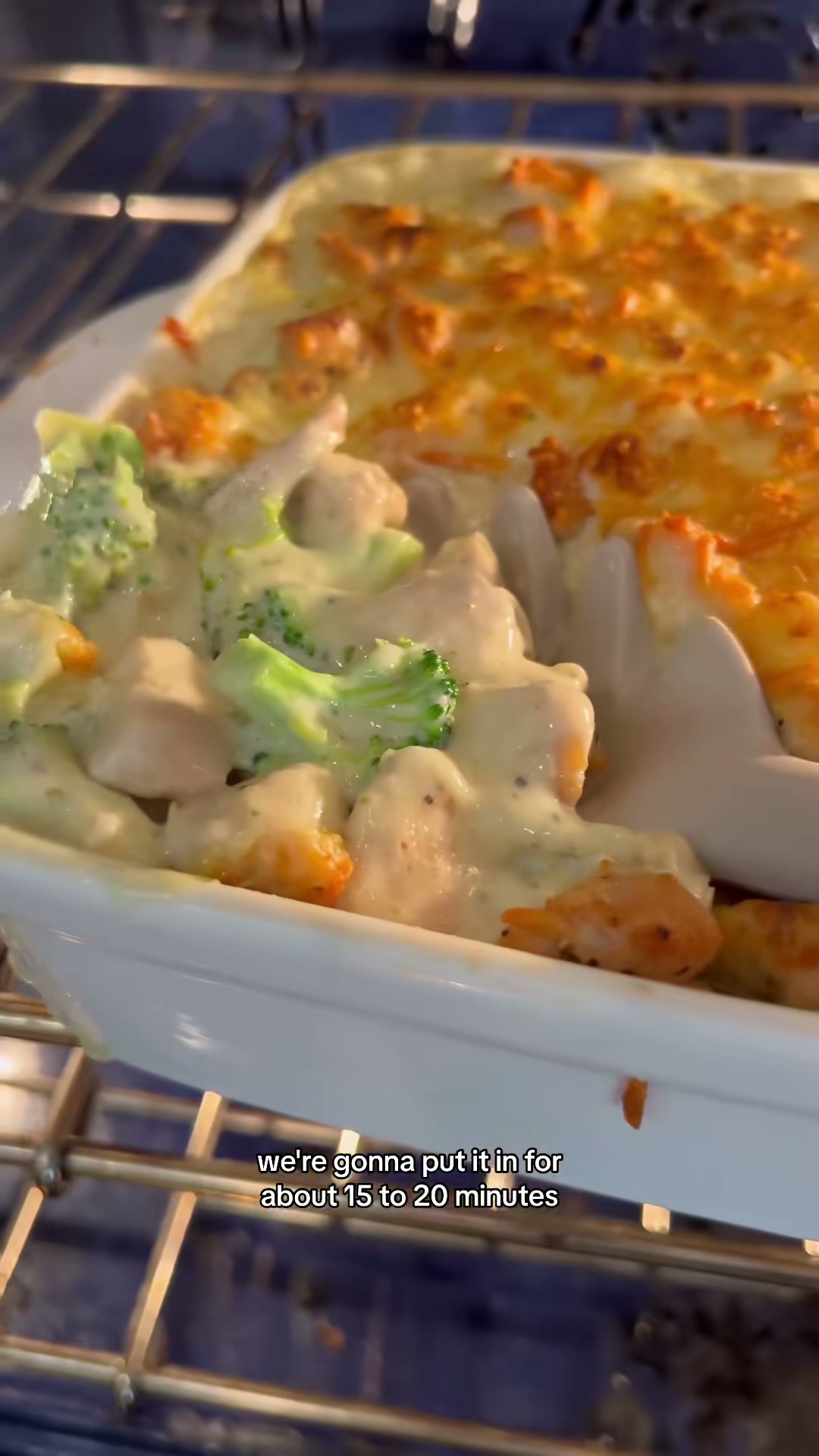 Chicken Alfredo Bake