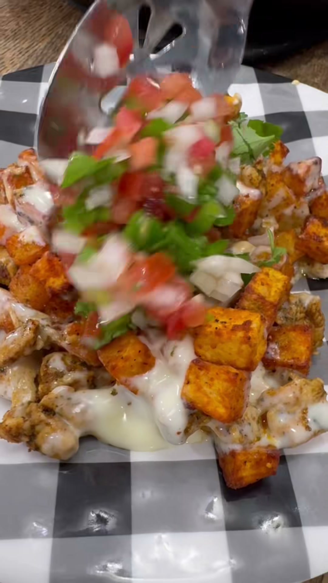 Queso Chicken and Potatoes Skillet