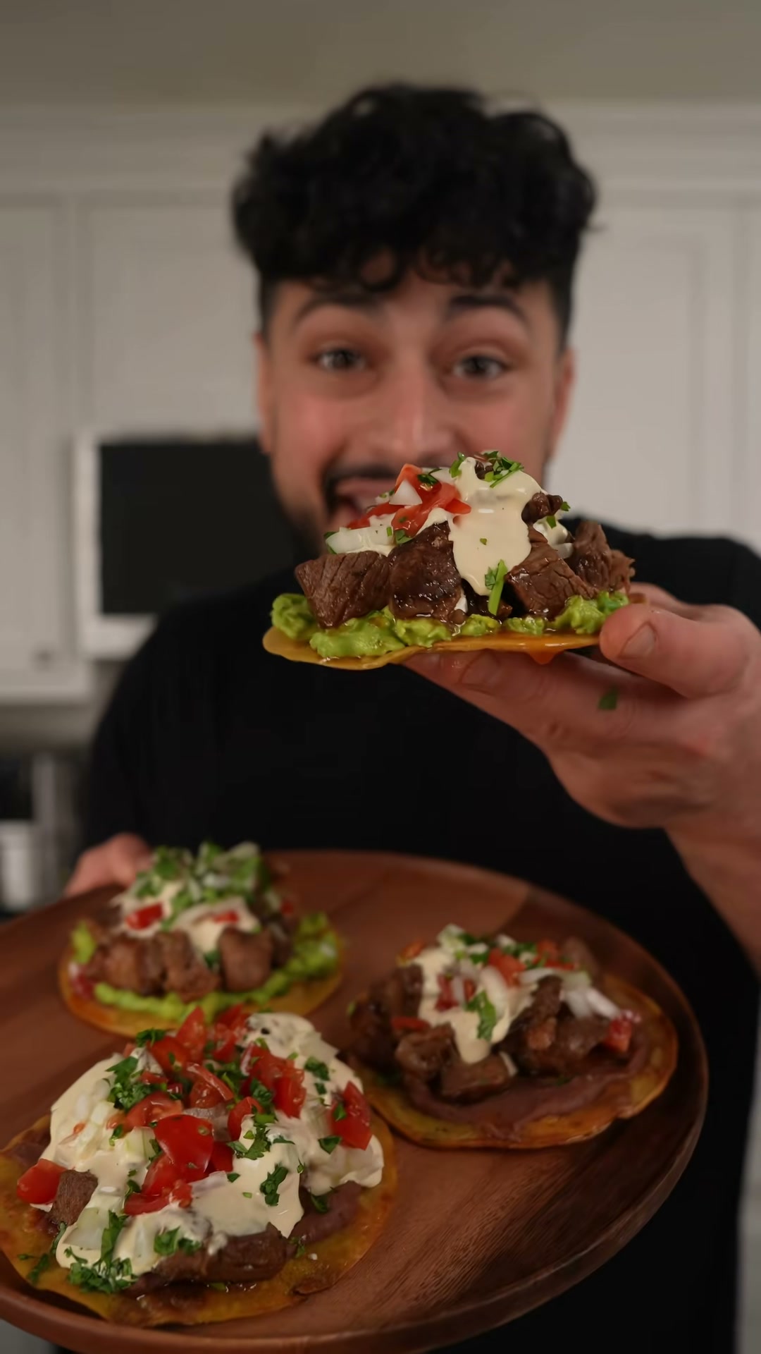 Steak and Queso Tostadas