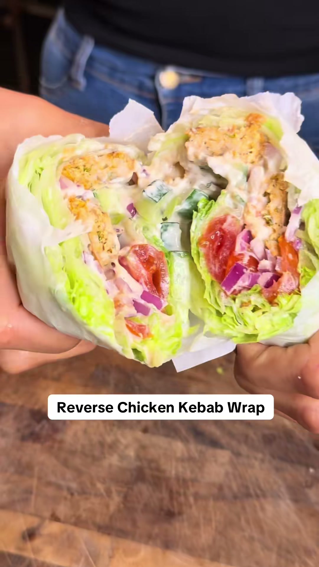 Chicken Kebab Lettuce Wraps