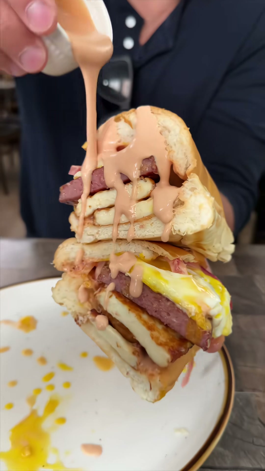 Tres Golpes Breakfast Sandwich