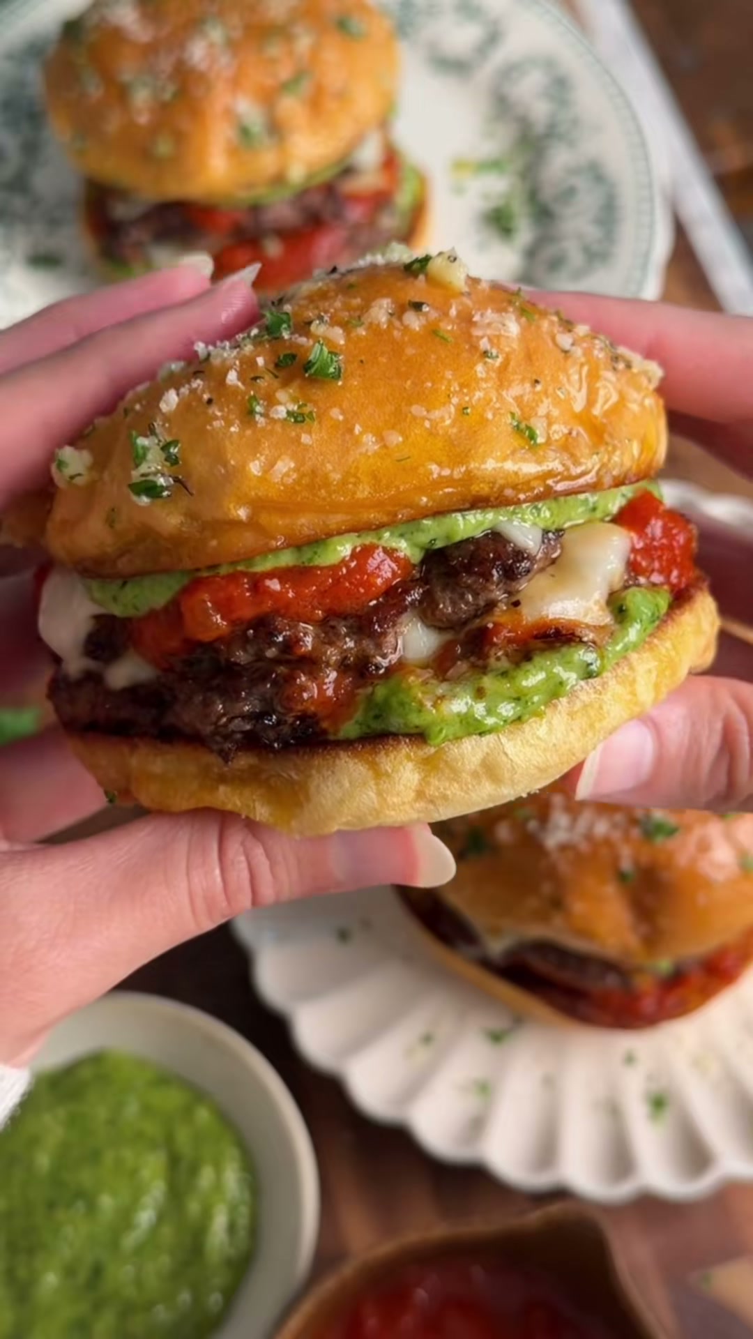 Meatball Parmesan Burger