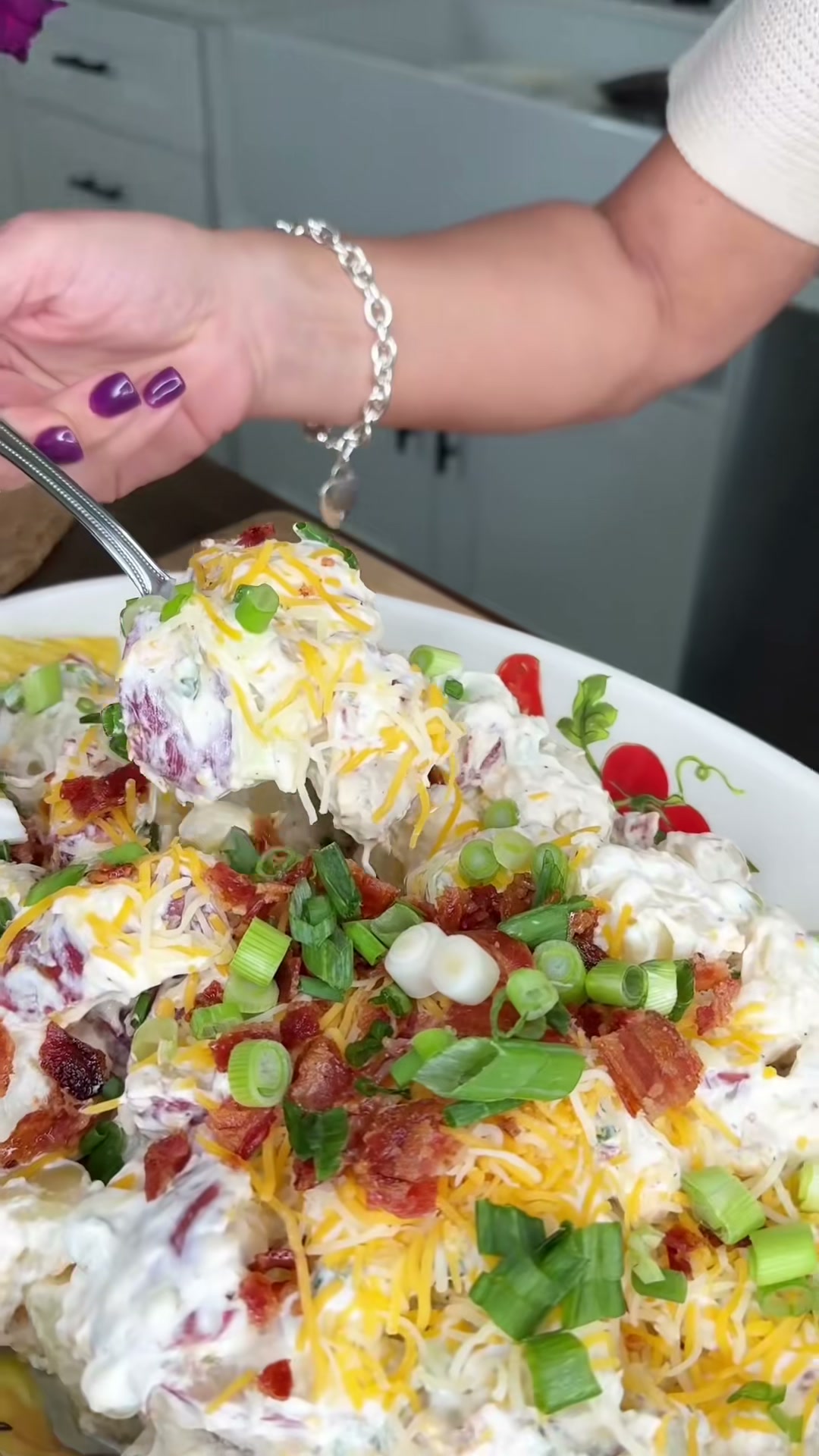 Loaded Bacon Ranch Potato Salad