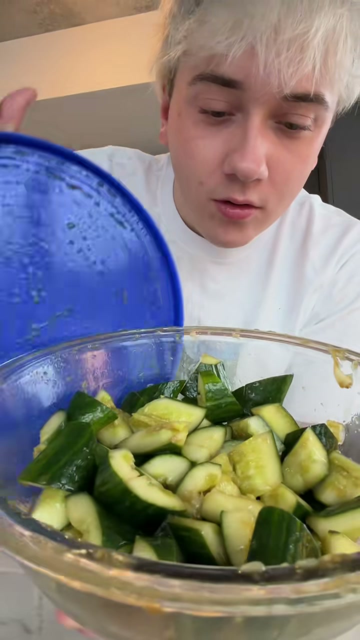 Smashed Cucumber Salad