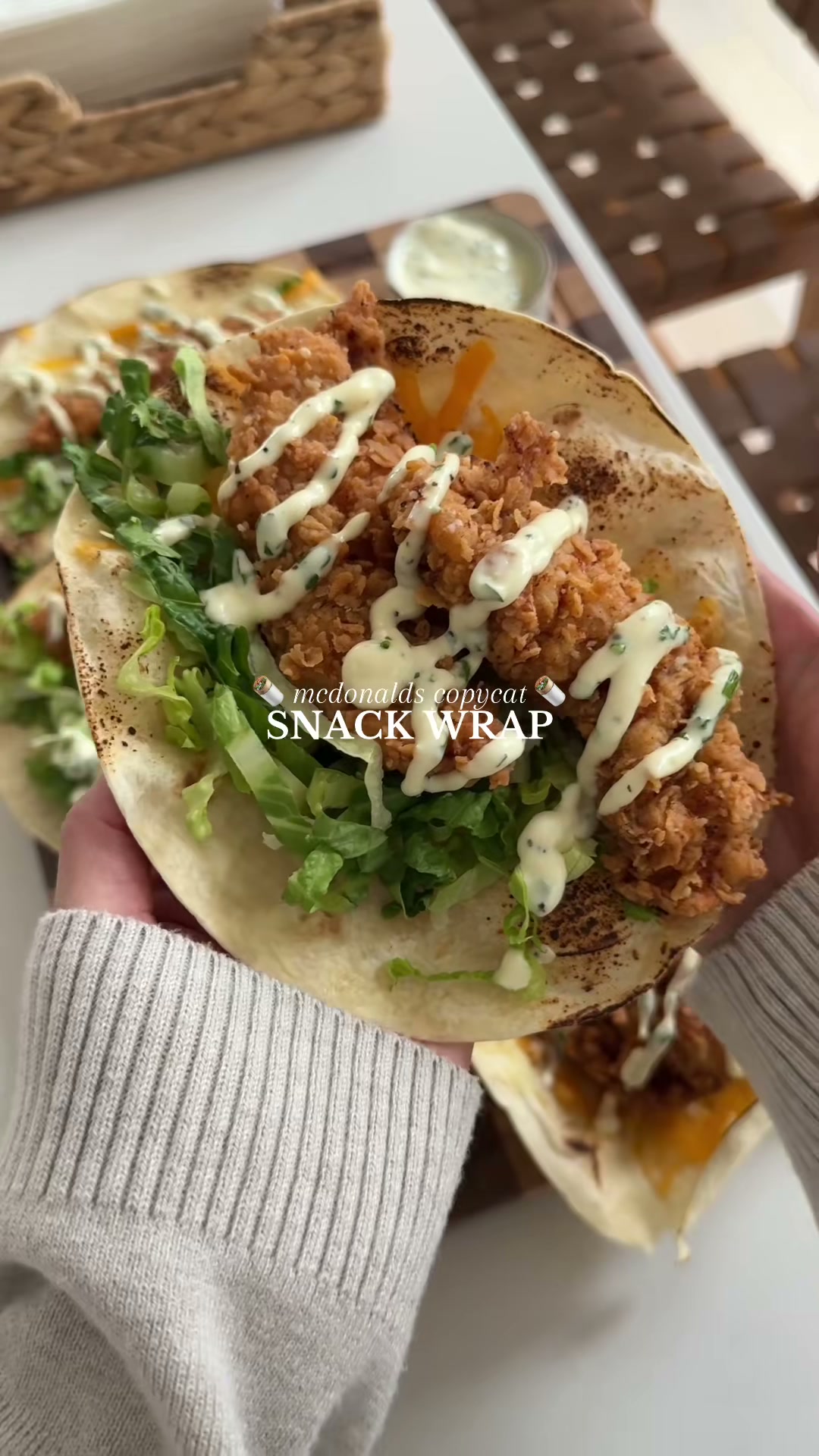 Crispy Chicken Snack Wrap