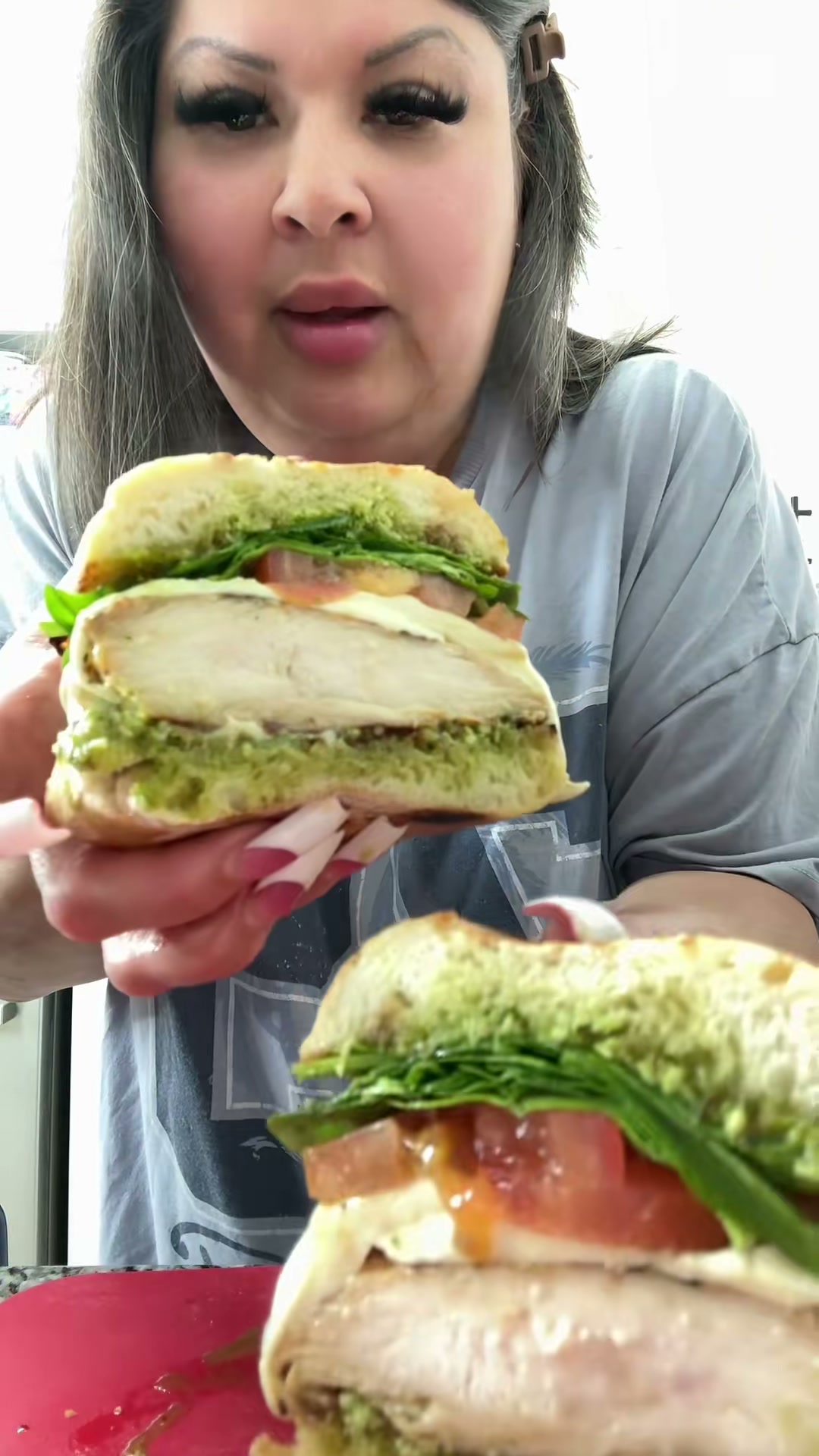 Caprese Pesto Chicken Sandwich