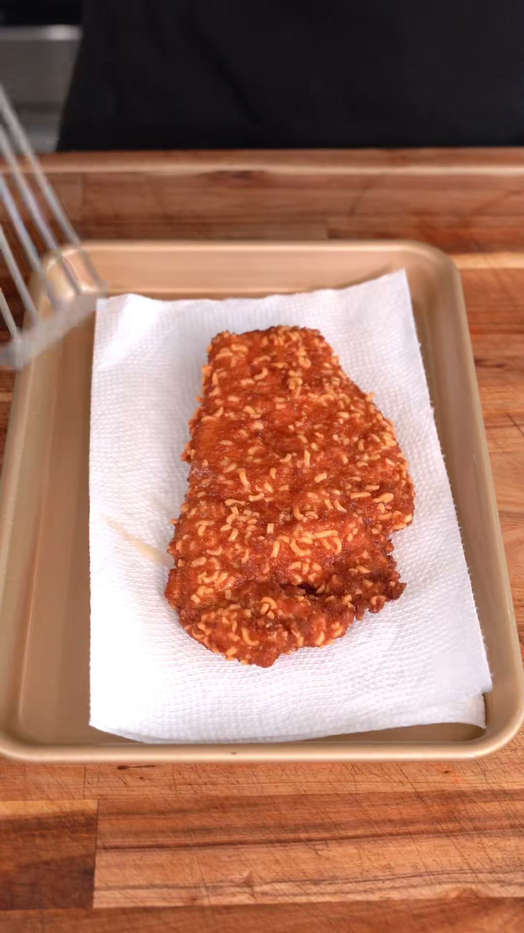 Spicy Ramen Crusted Chicken Katsu
