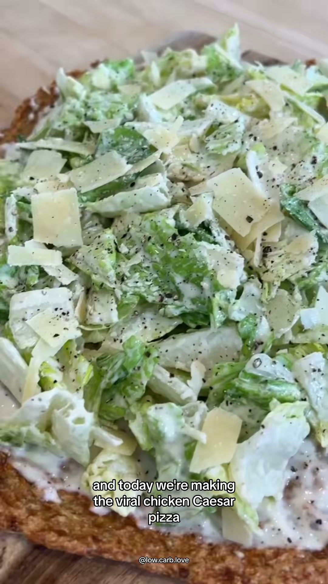 Chicken Caesar Pizza