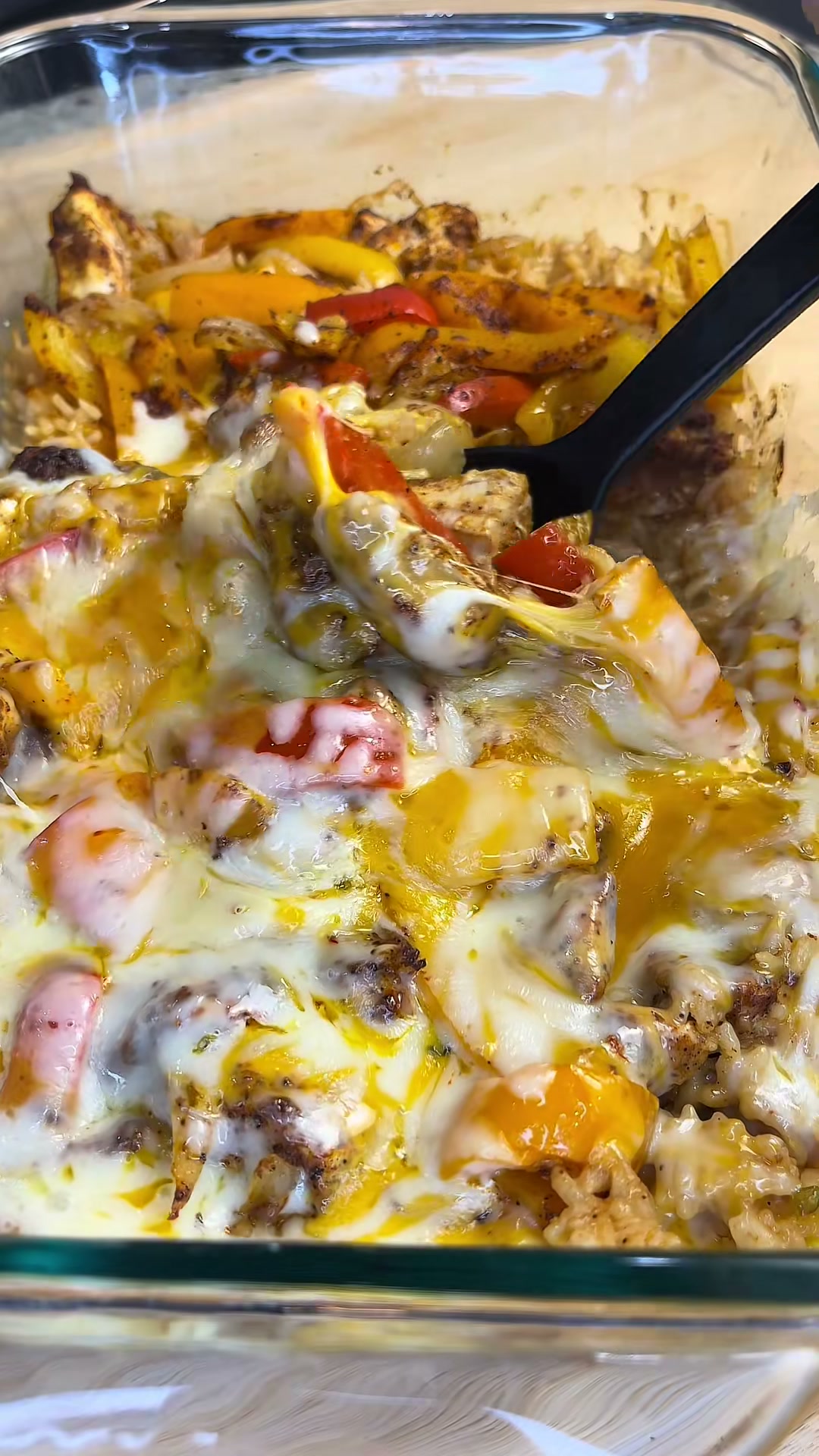 Chicken Fajita Casserole