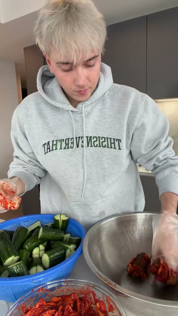 Stuffed Cucumber Kimchi (Oi Sobagi)
