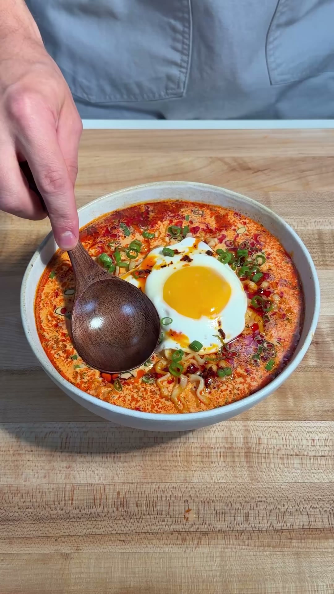 Creamy Spicy Instant Ramen