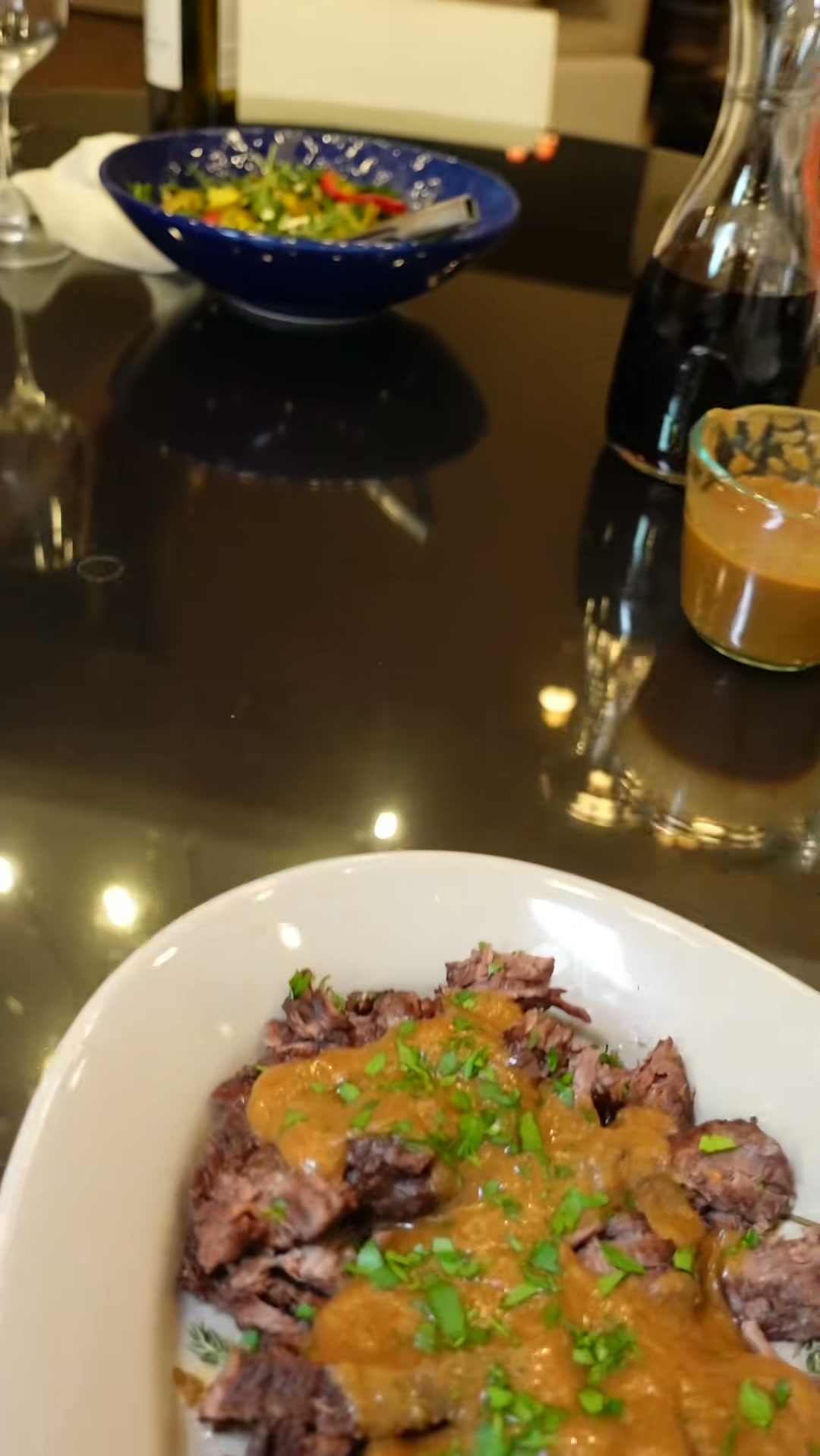Braised Beef Pot Roast with Mashed Potatoes