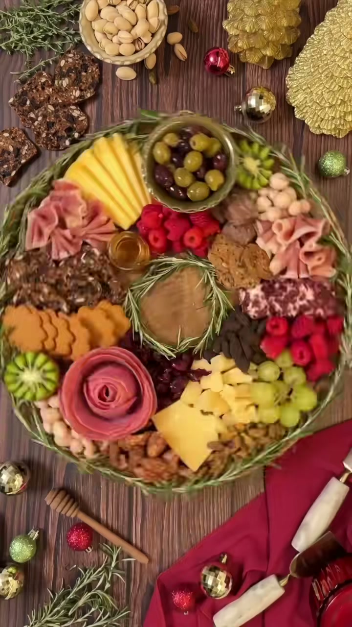 Holiday Charcuterie Wreath
