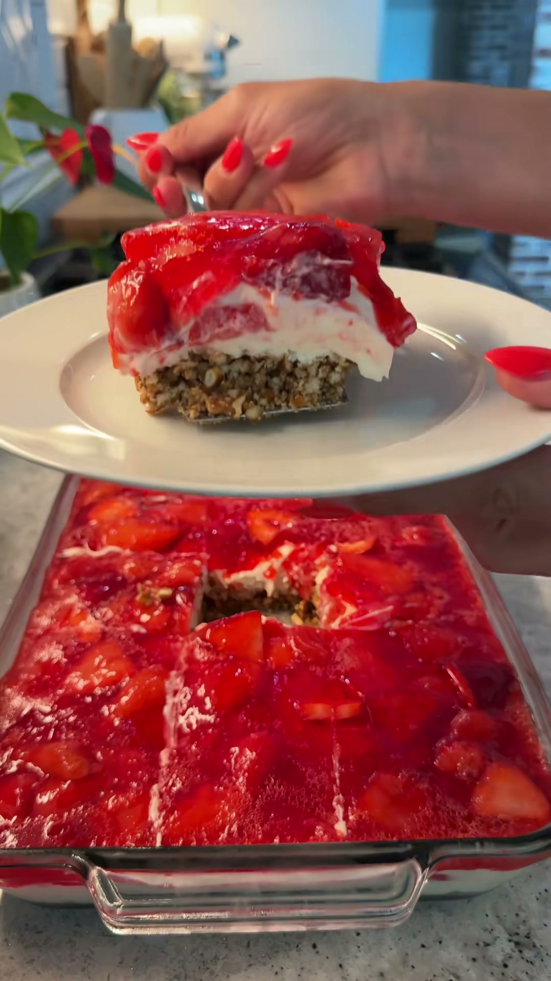 Strawberry Pretzel Salad