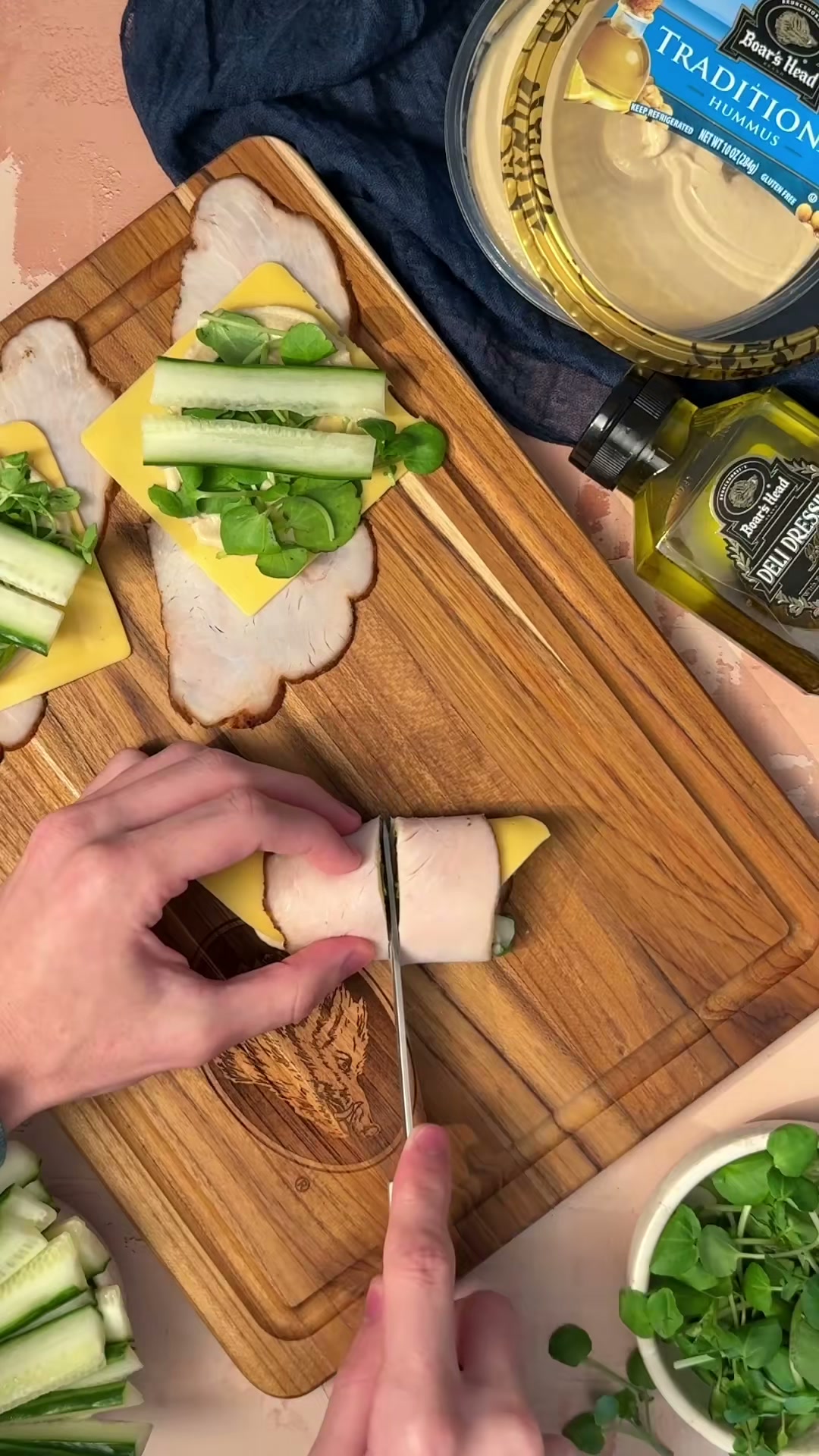 Turkey Hummus Roll