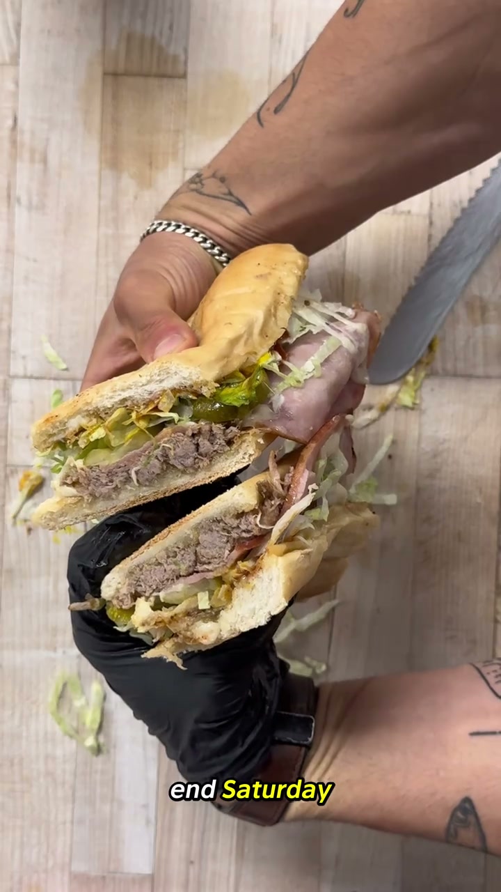 Longhorn Cubano Sandwich