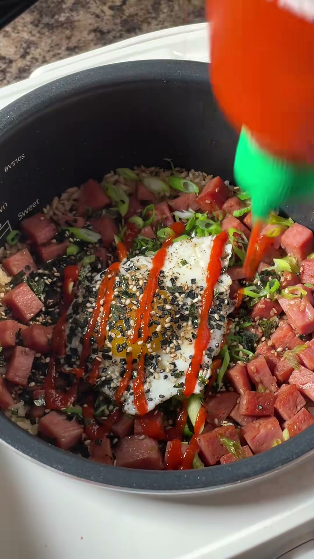 Spam and Egg Rice Bowl