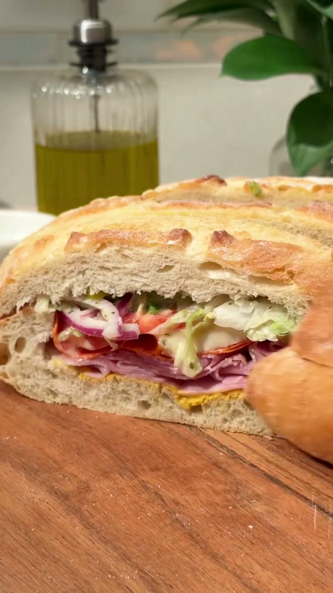 Italian Stuffed Bread Sandwich