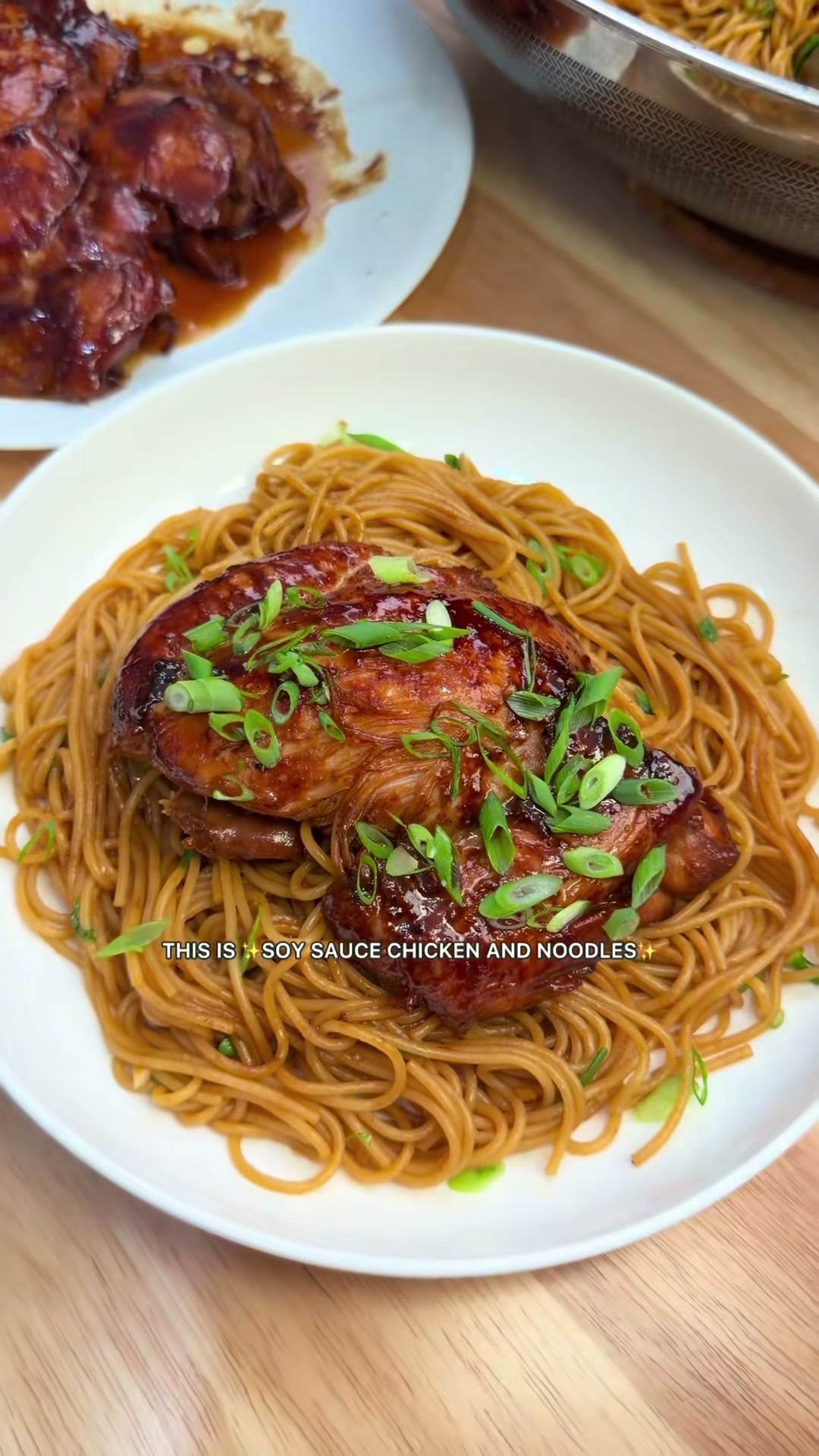 Soy Sauce Chicken and Noodles