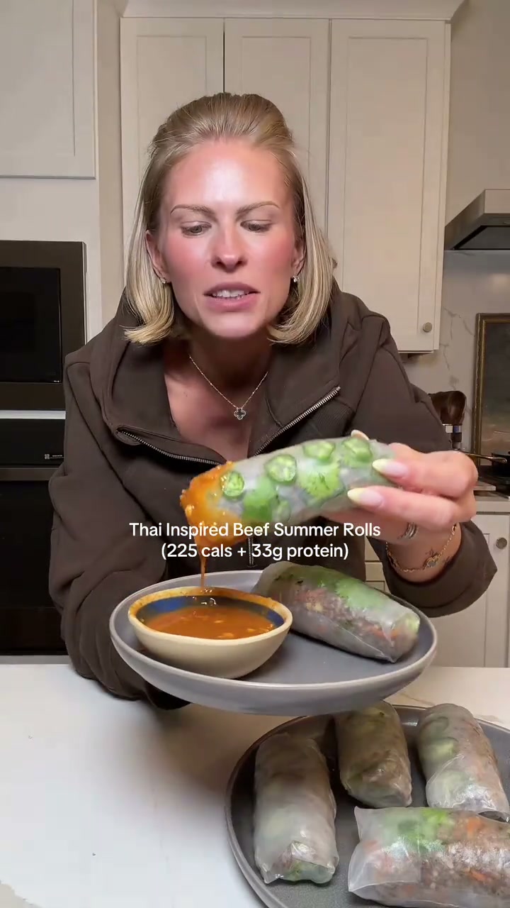 Thai Beef Summer Rolls