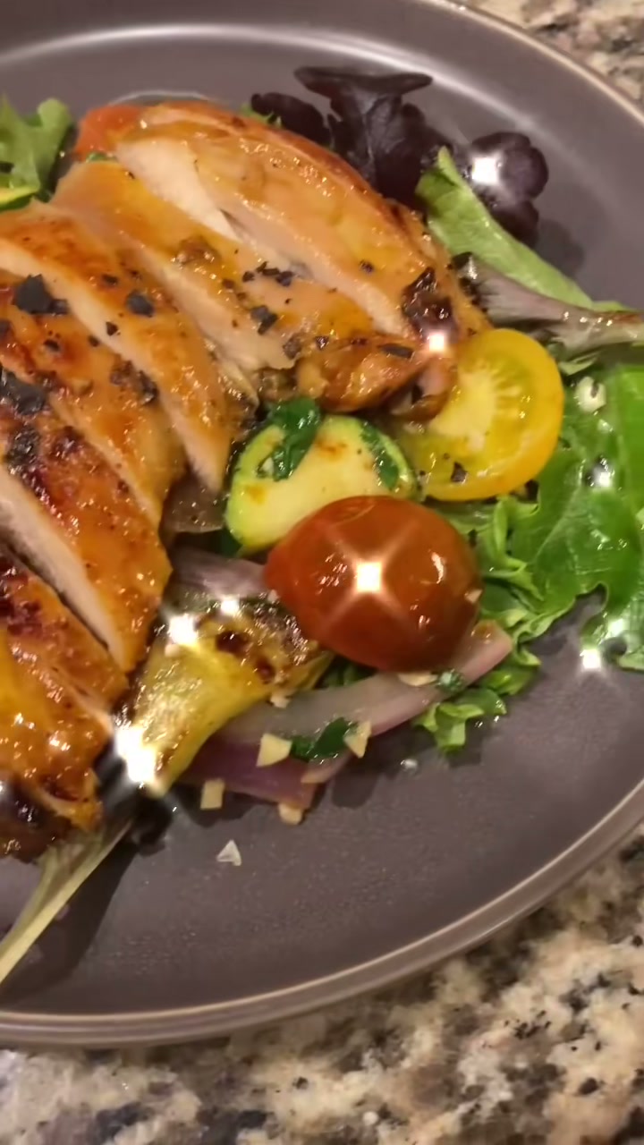 Honey Lime Marinated Chicken Salad