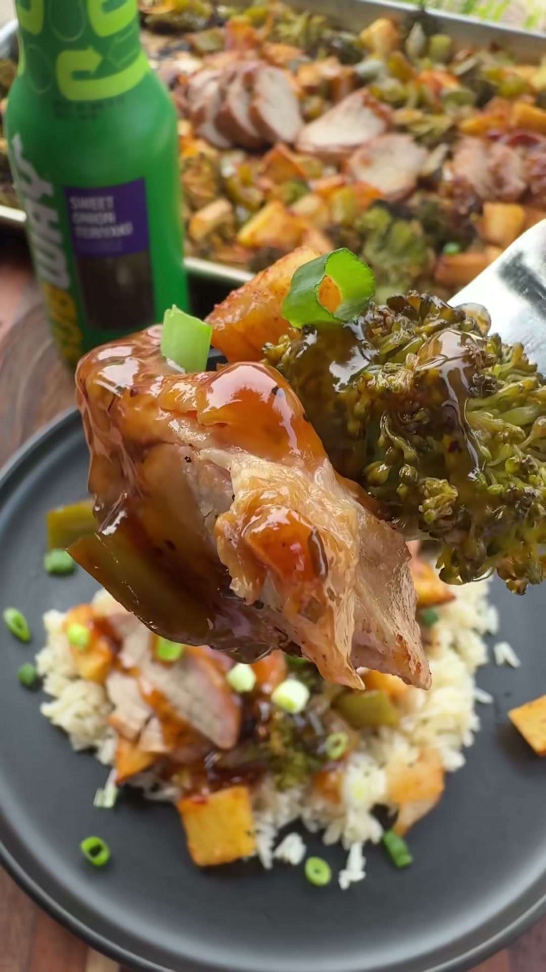 Sheet Pan Teriyaki Pork Tenderloin