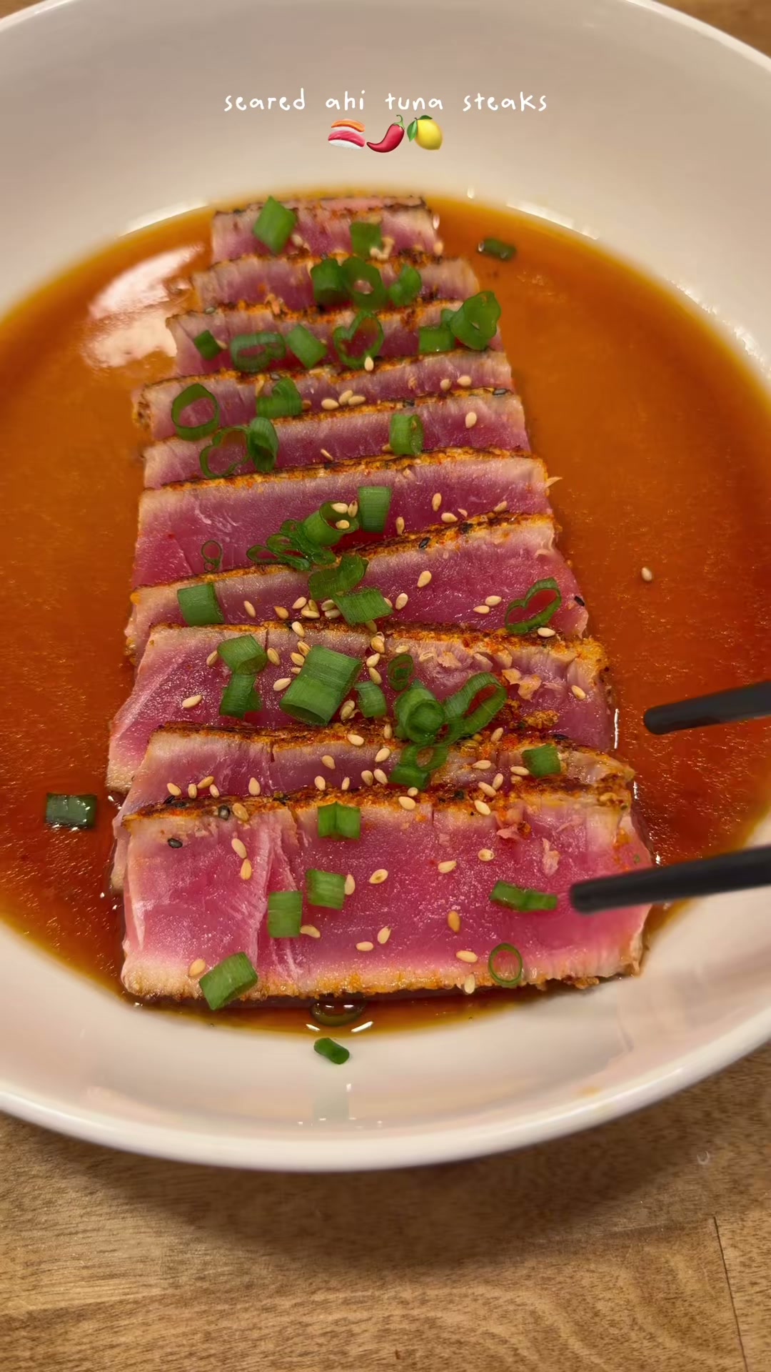Seared Ahi Tuna Steaks