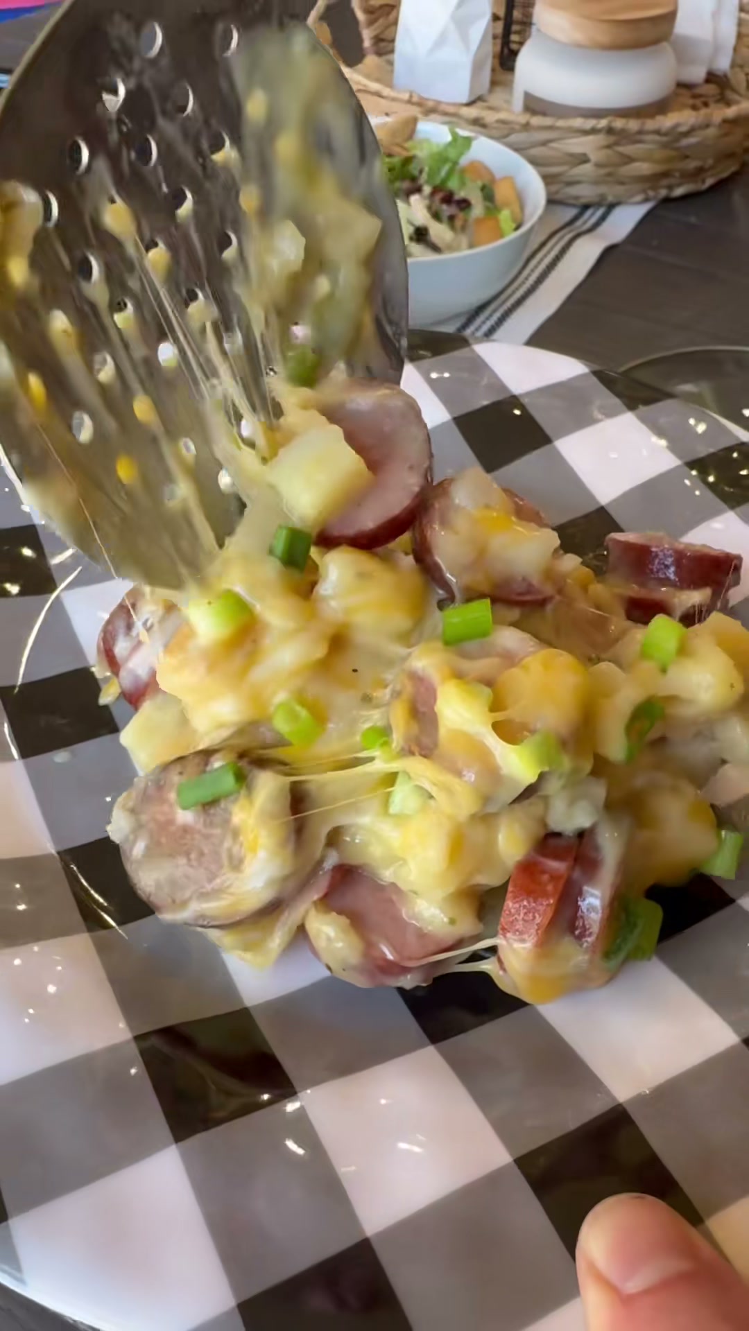 Cheesy Sausage and Potatoes
