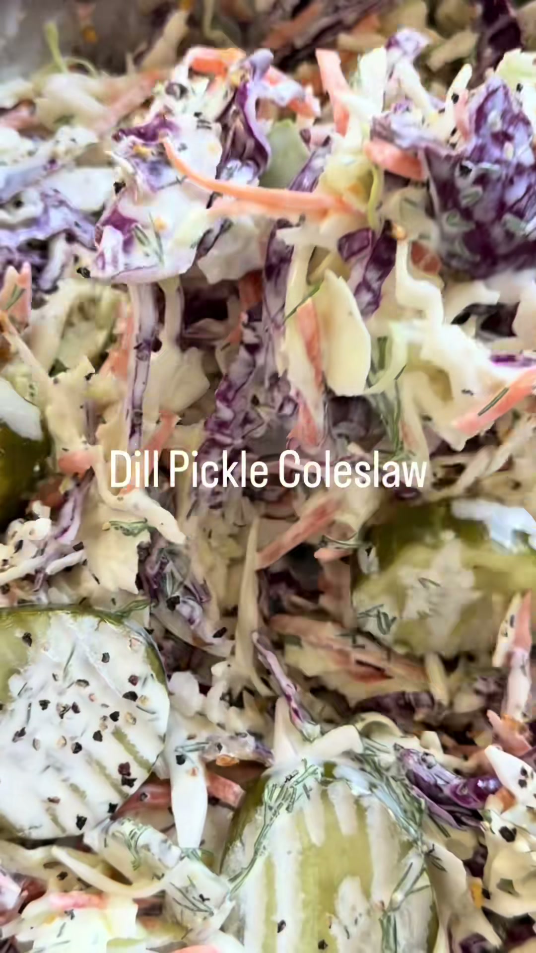 Dill Pickle Coleslaw