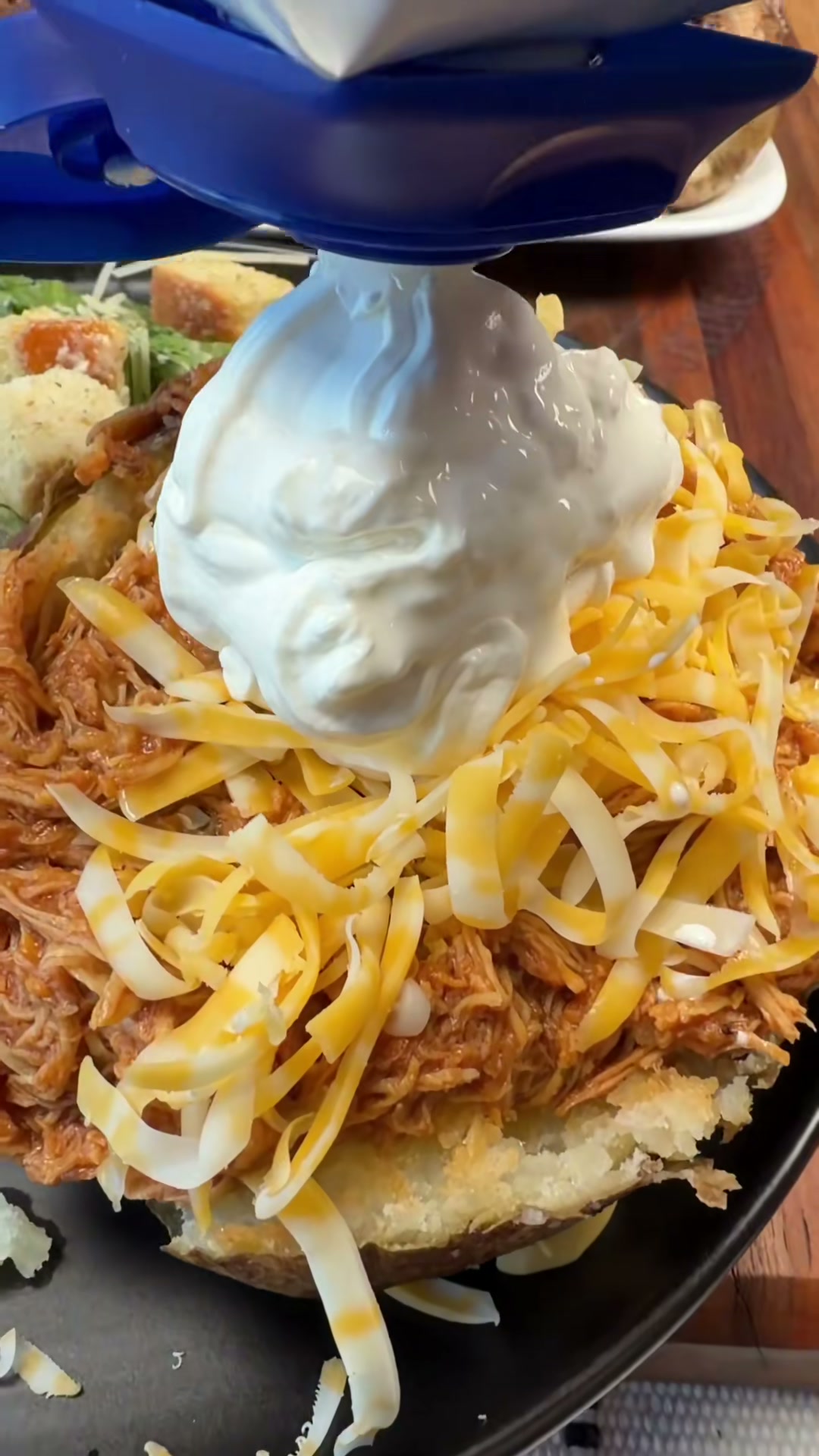 BBQ Chicken Stuffed Baked Potatoes