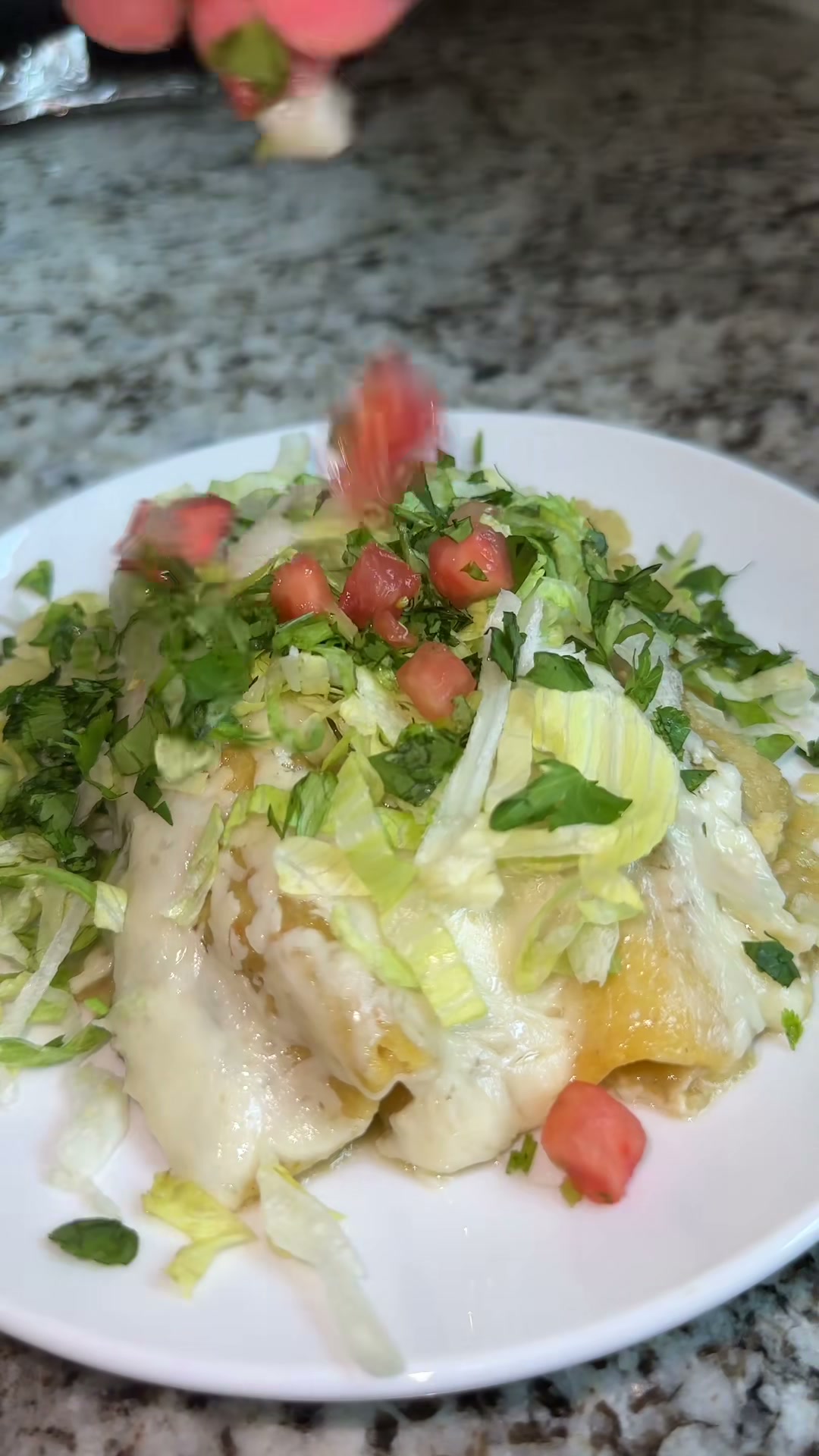Green Chicken Enchiladas